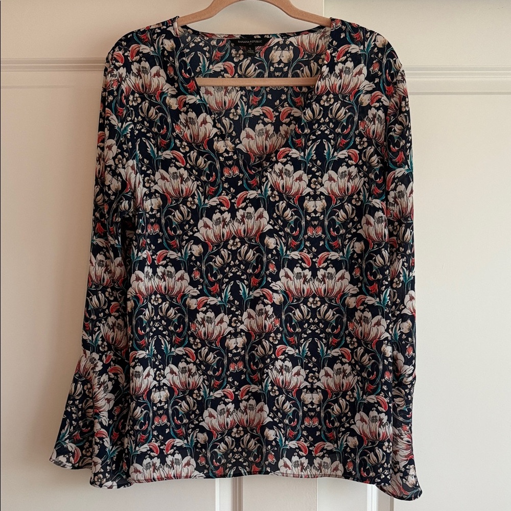 Banana Republic Floral Blouse